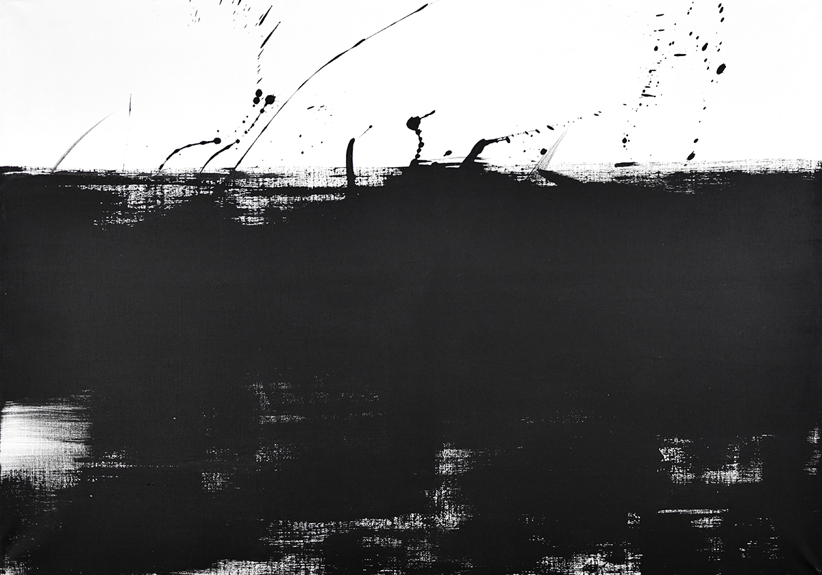 Dark Landscape-acrylique sur toile-116×81 cm-2022 copie
