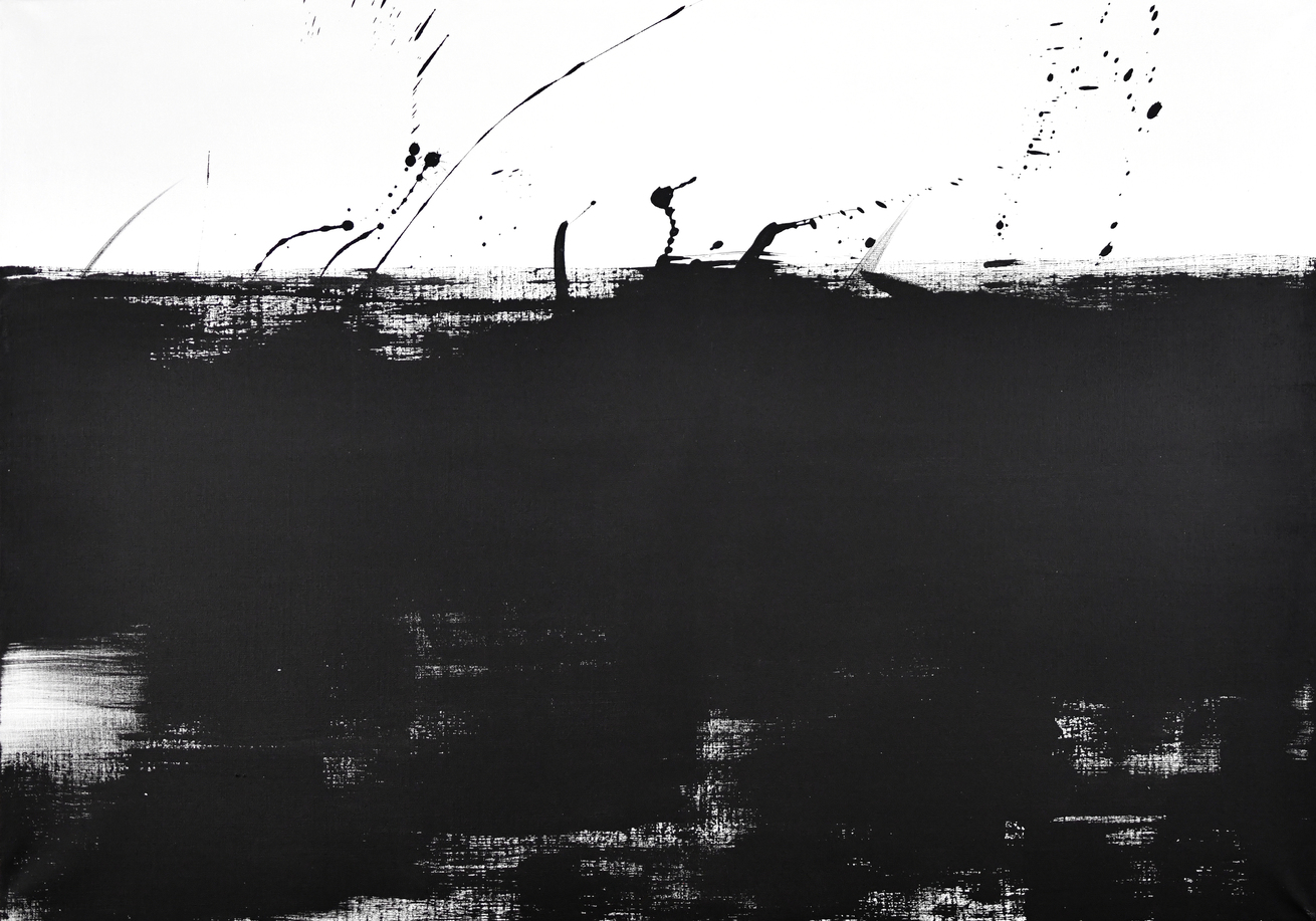 Dark Landscape-acrylique sur toile-116×81 cm-2022