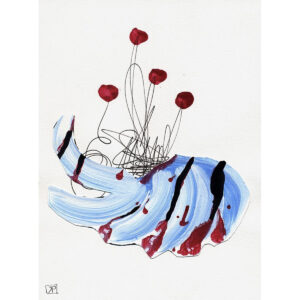 Nuage à la crème et son envolée de cerises